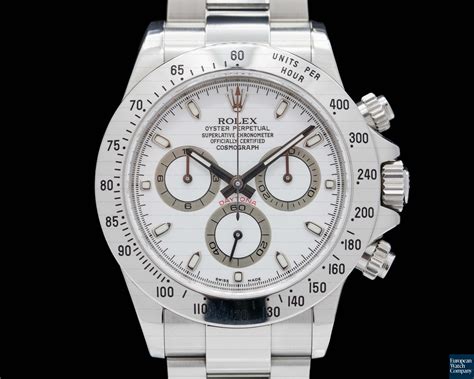 rolex daytona actual size|Rolex daytona 116520 white dial.